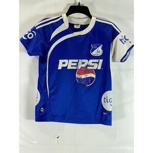 MILLONARIOS Vintage Blue/White FC Colombia 2009 Adidas Soccer Jersey SZ S